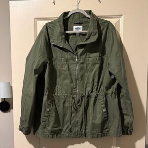 Old Navy Forest Green Utility Jacket
